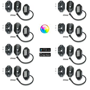 5150 Whips 187 Rock Lights With Control Harness