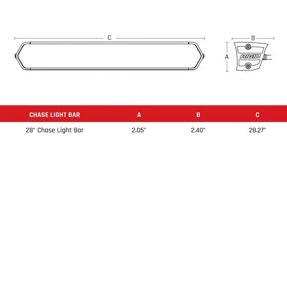 Rigid Chase Bar with Tube Mounts