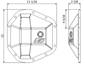 Motobilt Super Duty Dana 60 Diff Cover