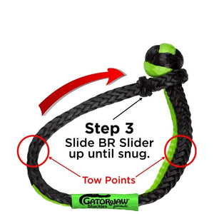 3/8" NexGen PRO Gator-Jaw® Synthetic Shackle