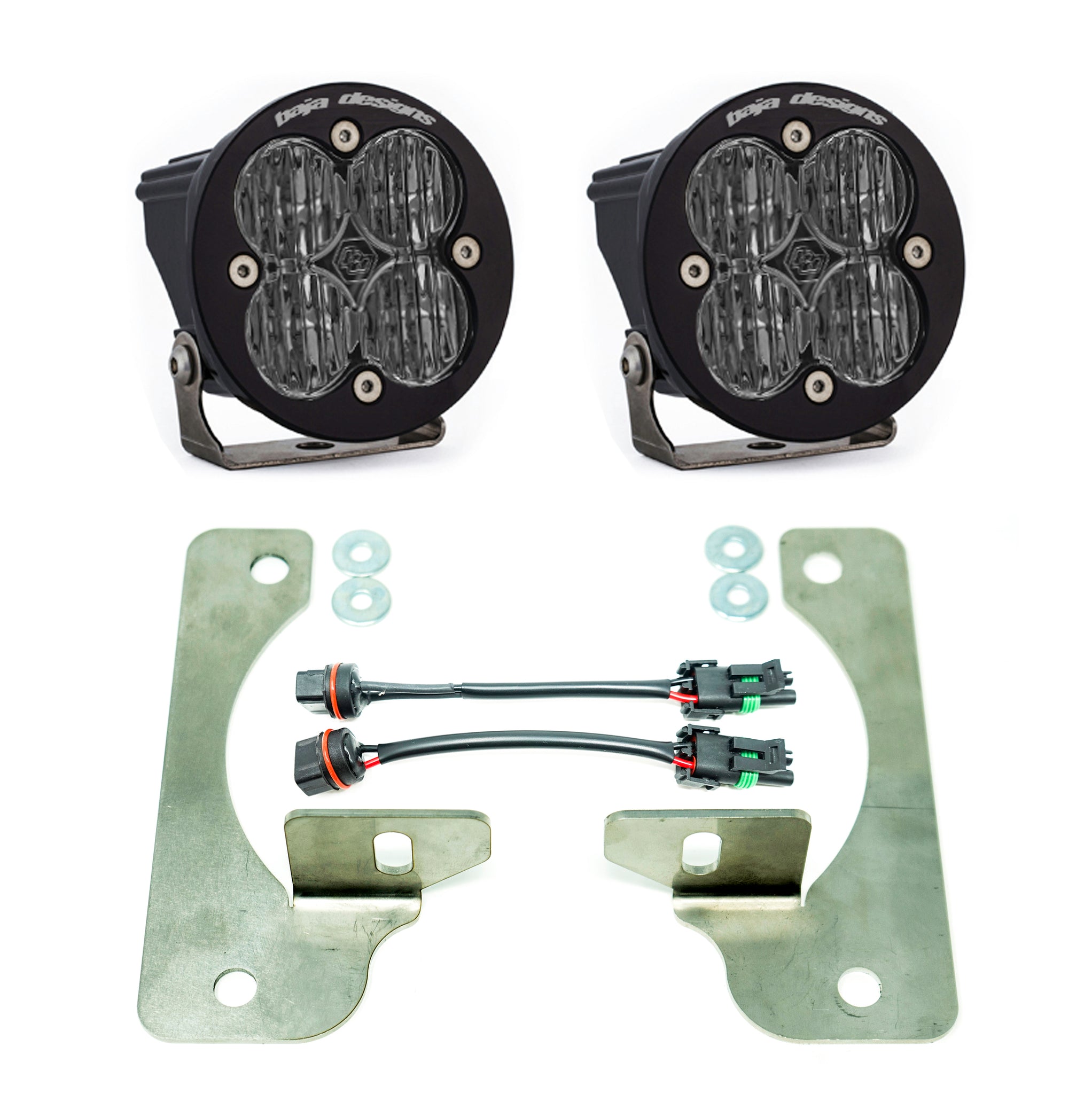 Baja Designs Squadron-R SAE - Jeep JL/JT Fog Pocket Kit