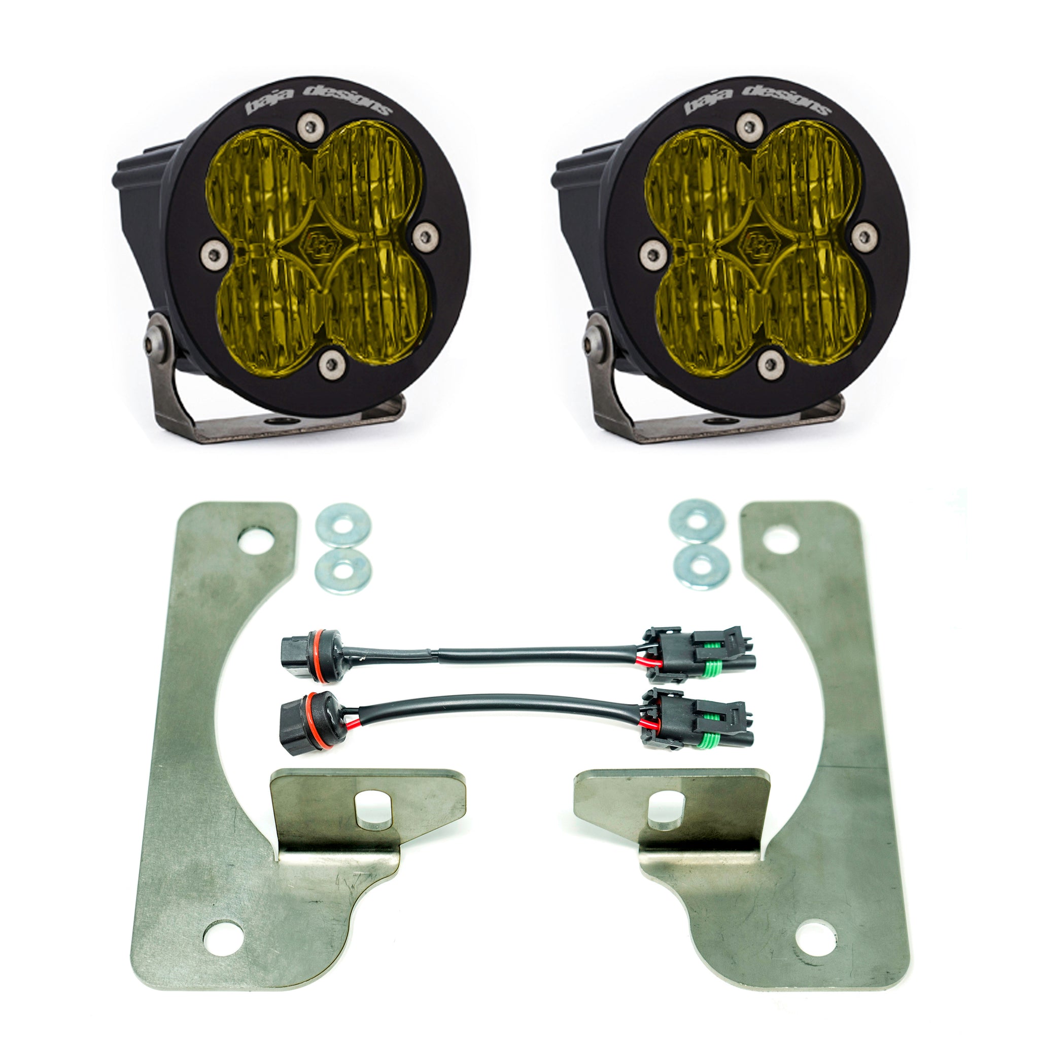 Baja Designs Squadron-R SAE - Jeep JL/JT Fog Pocket Kit