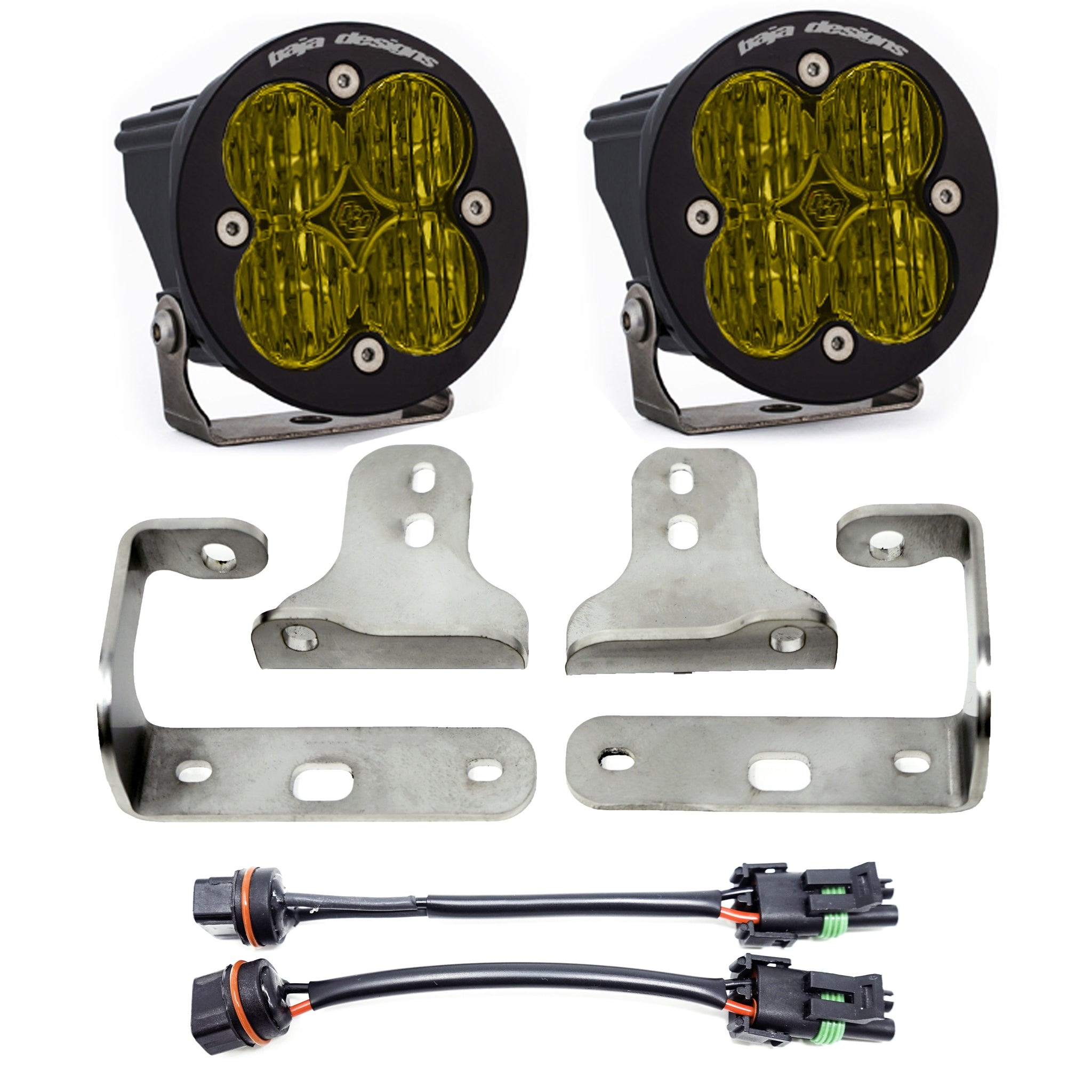 Baja Designs Squadron-R SAE - Jeep JL/JT Fog Pocket Kit
