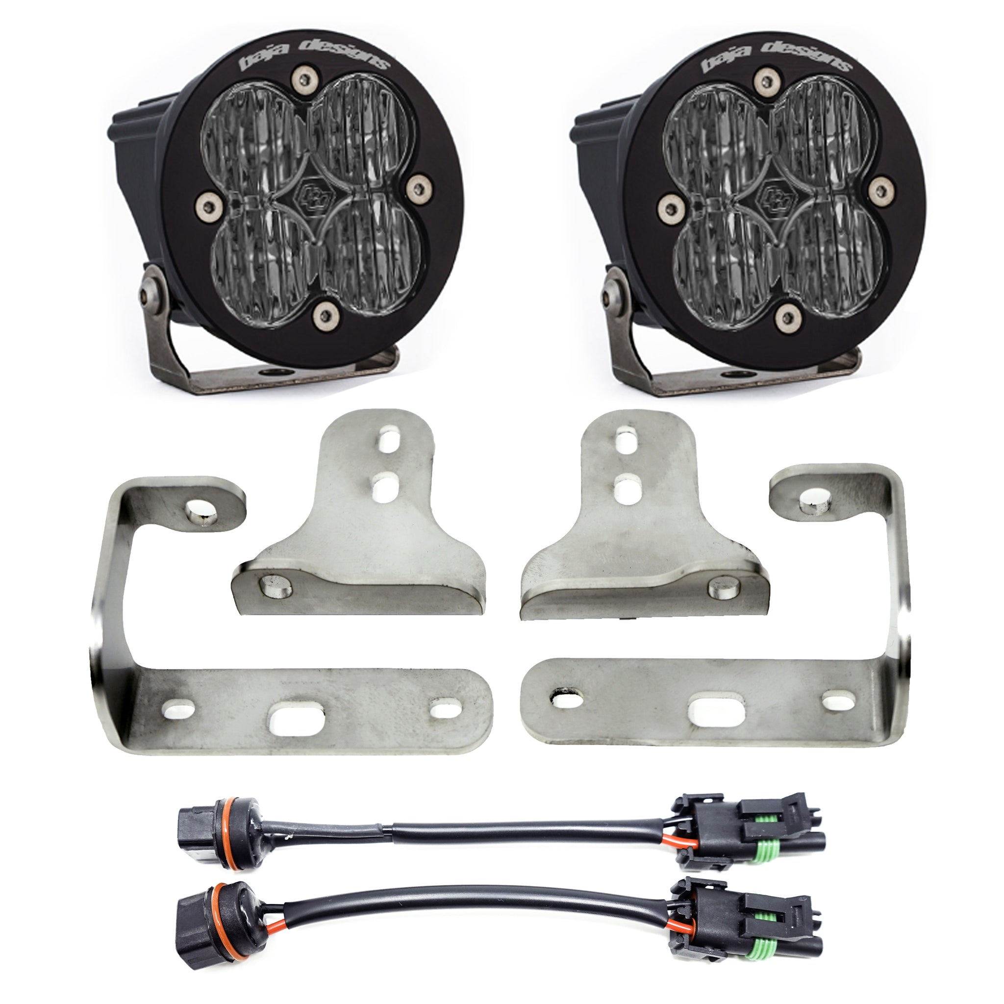 Baja Designs Squadron-R SAE - Jeep JL/JT Fog Pocket Kit