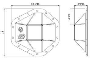 Motobilt 14 Bolt Diff Cover