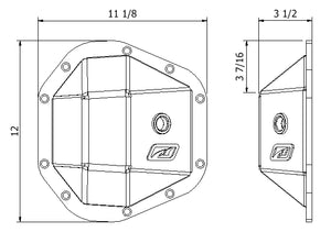 Motobilt Dana 60 Diff Cover