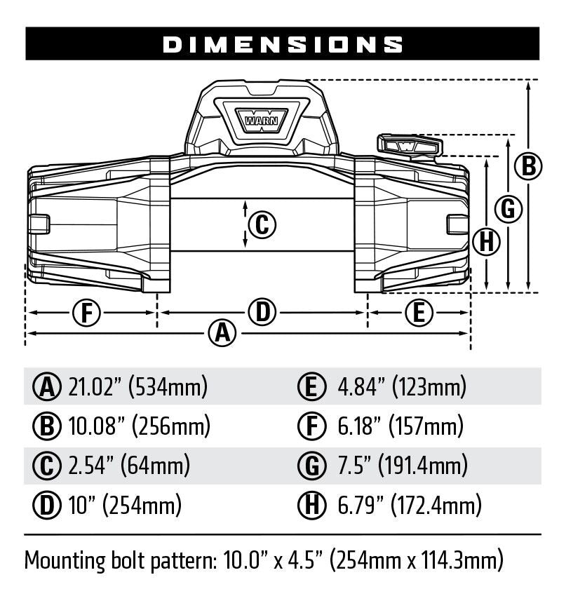 Warn VR EVO 10