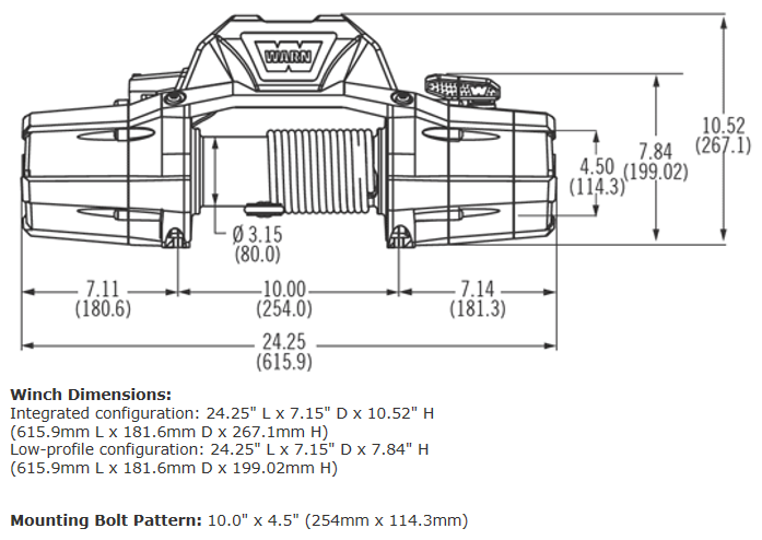 Warn ZEON 8 Winch